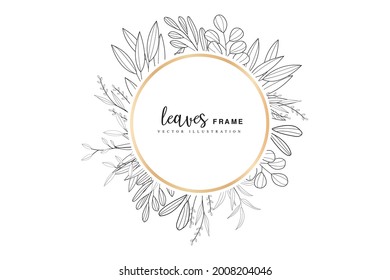 Tarjeta de diseño de invitación al mármol con marco poligonal rodeado de hojas tropicales secas y flor de hibisco.