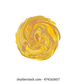 Marble label. Vector illustration.