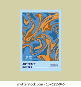 Marble Liquid Poster Template, Banner, Brochure, Flyer, Vector Images