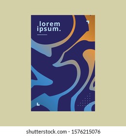 Marble Liquid Poster Template, Banner, Brochure, Flyer, Vector Images