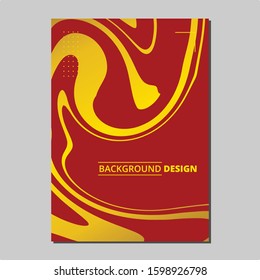 Marble Liquid Vector Template, Chinese Color, Chinese New Year Theme