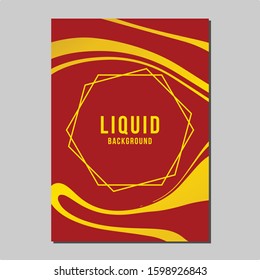 Marble Liquid Vector Template, Chinese Color, Chinese New Year Theme