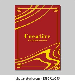 Marble Liquid Vector Template, Chinese Color, Chinese New Year Theme