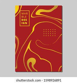Marble Liquid Vector Template, Chinese Color, Chinese New Year Theme