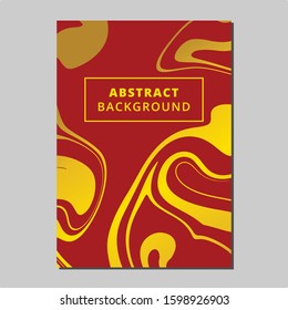 Marble Liquid Vector Template, Chinese Color, Chinese New Year Theme