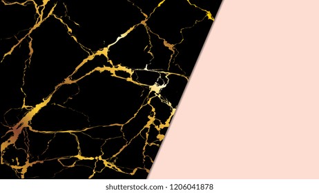 Marble with luxury texture background ฺฺBrand colors through palette vector illustration