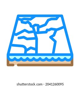 marble material floor layer color icon vector. marble material floor layer sign. isolated symbol illustration