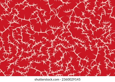 Marble meat or wagyu vector texture. Seamless pattern of red marbled steak. Macro illustration of japanese luxury protein food