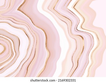 Marble mineral stone background design with geode texture and gold veins.