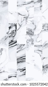 Marble mosaic white background