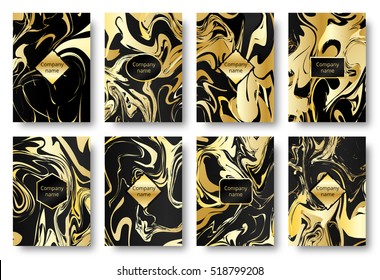 Marble ornament. Christmas design. Gold pattern. Vintage background. Abstract backdrop. Set for cover, flyers, leaflets, promotional offers, banners, brochures, booklets.
