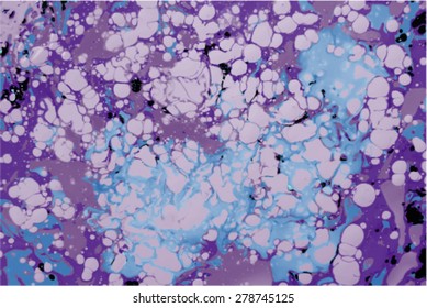 Marble paint olil purple