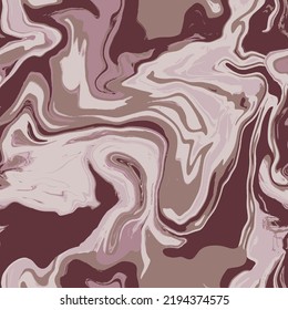 marble painting fashion textile pattern brown bordo pink white wave