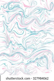 Marmorpapier, Vektorgrafik hergestellt. Suminagashi-Technik