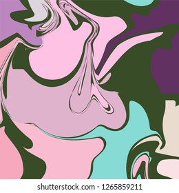 Marble Pattern - Abstract Texture with bright Colors 2019 - in vector EPS10