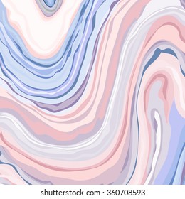 Marble Pattern - Abstract Texture with Soft Pastels Colors 2016 - in vector