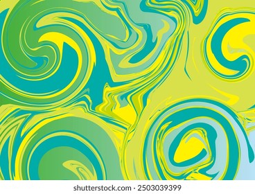 Marble, pattern, green, yellowish green, yellow, dyed, striped ripples, psychedelic, swirl, beautiful, rock
