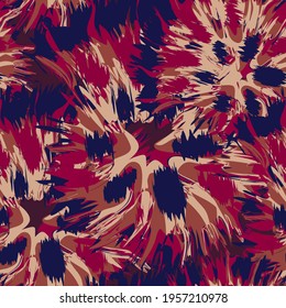 Marble pattern, paint streaks. Abstract seamless pattern. Design for printing on fabric, paper. Ink painting on water. Vector graphics.