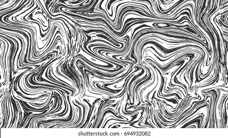 Marble Pattern Seamless Texture, Wood Pattern, Vector Illustration With Grays Cale Background. Eps 8 