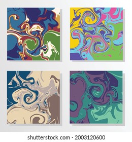 Marble Pattern Vector illustration, Digital Scrapbook Paper, Colorful Stroke Stain, Watercolor Paint, Abstract Background, Stone Texture, watercolor digital paper and wallpaper.