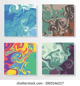 Marble Pattern Vector illustration, Digital Scrapbook Paper, Colorful Stroke Stain, Watercolor Paint, Abstract Background, Stone Texture, watercolor digital paper and wallpaper, neon liquid, fluid.
