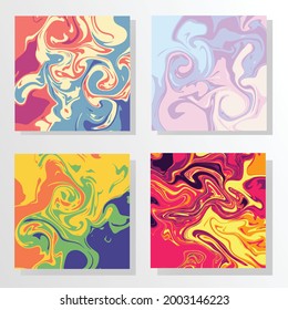 Marble Pattern Vector illustration, Digital Scrapbook Paper, Colorful Stroke Stain, Watercolor Paint, Abstract Background, Stone Texture, watercolor digital paper and wallpaper, neon liquid, fluid.