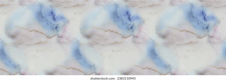 Marble Pink Art. Gold Vector Ink Paint. Luxury Seamless Painting Purple Alcohol Ink Background. Violet Marble Ink Background. Blue Oriental Watercolor. Fluid Elegant Texture. Lilac Water Color Marble.