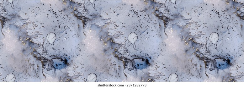 Pintura de tinta del vector de la plantilla del vector de arte rosa de mármol. Acuarela Violeta De Tinta De Alcohol. Fondo de la Tinta de Mármol Lilac. Repetición del color del agua púrpura. Color de agua del gradiente dorado. Textura de vectores claros.