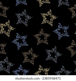  Marble psychedelic tie dye effect, with stars and tiny hearts like a beautiful girlie galaxy Festive Stars Wallpaper.