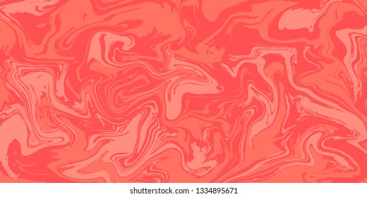 Marble red and pink color texture abstract background vector illustration.