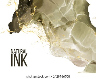 Marble rustic green card wedding invitation card template design, pink tender decoration isolated on white  background, vintage wedding style decoration 2019