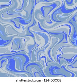 Marble seamless pattern. Abstract hand drawn trendy endless vector background.