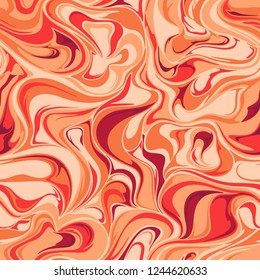 Marble Seamless Pattern. Abstract Hand Drawn Trendy Endless Vector Background.