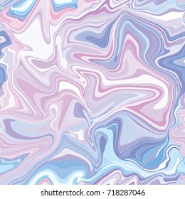 Marble Seamless Pattern In Neon Bright Colors. Vector Illustration.