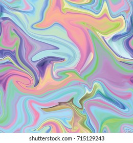 Marble seamless pattern in neon colors. Vector illustration.