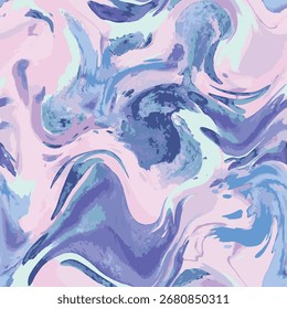 Mármore Padrão sem emenda, textura de mármore, decoração de parede abstrata, textura de vetor de mármore multicores
