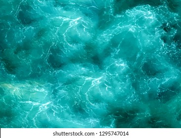 Marble seamless pattern. Turquosie abstract background