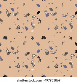 Marble Stone Abstract Seamless Chic Vector Pattern