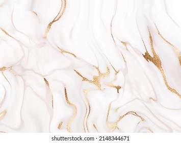 Marble stone background design print with natural texture and gold veins.