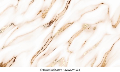 Marble stone background print design with natural mineral texture and gold diagonal stripes.