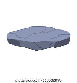 desenho animado plataforma de mármore. cal de ardósia, basalto de areia, travertino onyx mármore pedra plataforma sinal.