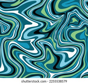 Marble style pattern, creative colorful abstract line, seamless design