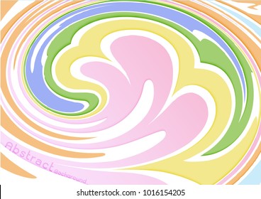 Marble and swirls texture background with paper style in pastel colors. Abstract vector illustration design with concept of funny happiness cheerful or active, use for background, backdrop, website.