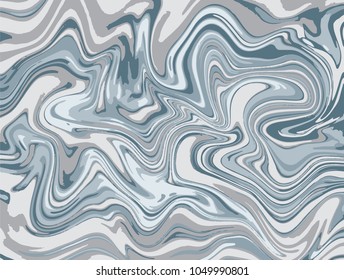 Marble texture background. Abstract pattern for fabric, tile interior design or gift wrapping paper. Textile pattern business cover template background. Ebru aqua ink painting on water. Vector. EPS 8.