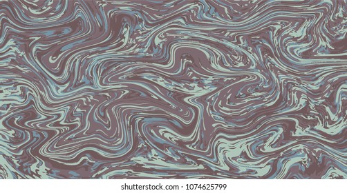 Marble texture background. Abstract pattern for fabric, tile interior design or gift wrapping paper. Textile pattern business cover template background. Ebru aqua ink painting on water. Vector. EPS 8