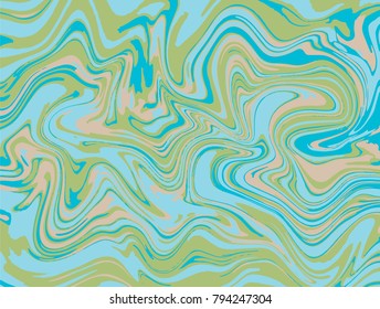 Marble texture background. Abstract pattern for fabric, tile interior design or gift wrapping paper. Textile pattern business cover template background. Ebru aqua ink painting on water. Vector. EPS 8