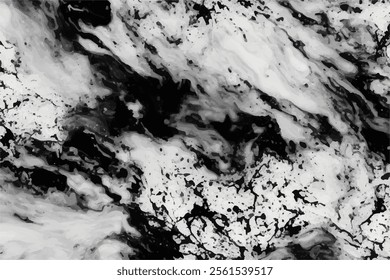 Marble texture. Marble background. Black Marble Texture Horizontal Vector Background.