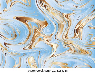 Marble texture background. Liquid marble texture abstract design. Natural watercolor marbling pattern. Fabric and gift wrapping paper design. Vector illustration