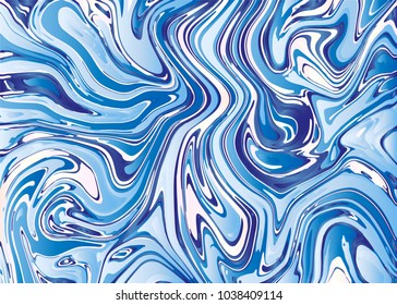 Marble texture background. Liquid marble texture abstract design. Natural watercolor marbling pattern. Fabric and gift wrapping paper design. Vector illustration