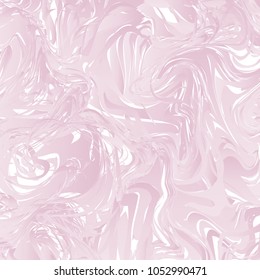 Marble texture background. Pink and white marbling texture. Abstract vector background for your design.